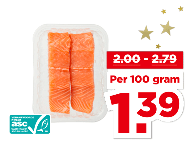 PLUS Zalmfilet op huid | Bekijk aanbieding