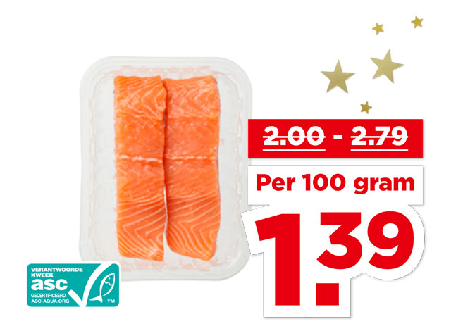 PLUS Zalmfilet op huid | Bekijk aanbieding