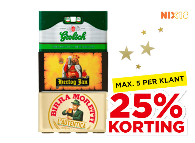 Grolsch, Hertog Jan of Birra Moretti Pils | Bekijk aanbieding