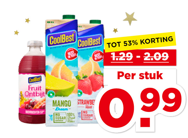 Coolbest Sap, smoothie of fruitontbijt | Bekijk aanbieding