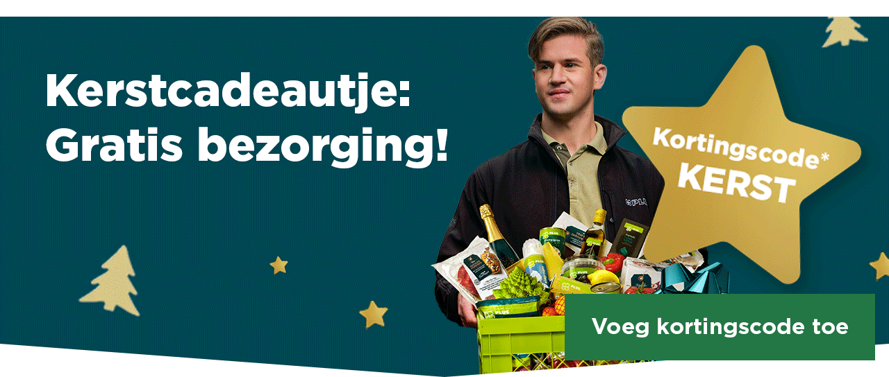 Kerstcadeautje: Gratis bezorging! | Kortingscode*: KERST | Voeg kortingscode toe