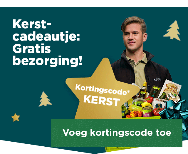 Kerstcadeautje: Gratis bezorging! | Kortingscode*: KERST | Voeg kortingscode toe
