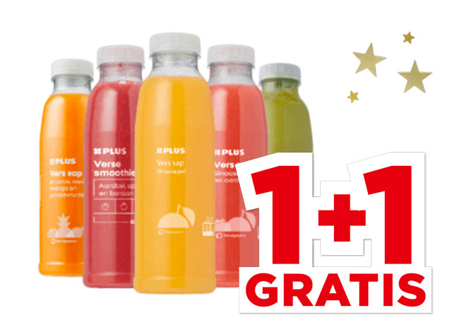 PLUS Vers sap of smoothie | Bekijk aanbieding