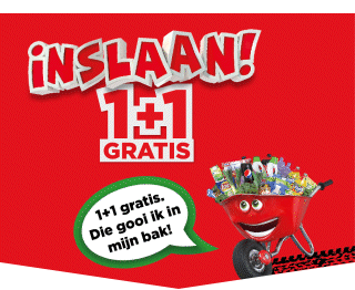INSLAAN! | 1+1 GRATIS | Bekijk alle aanbiedingen