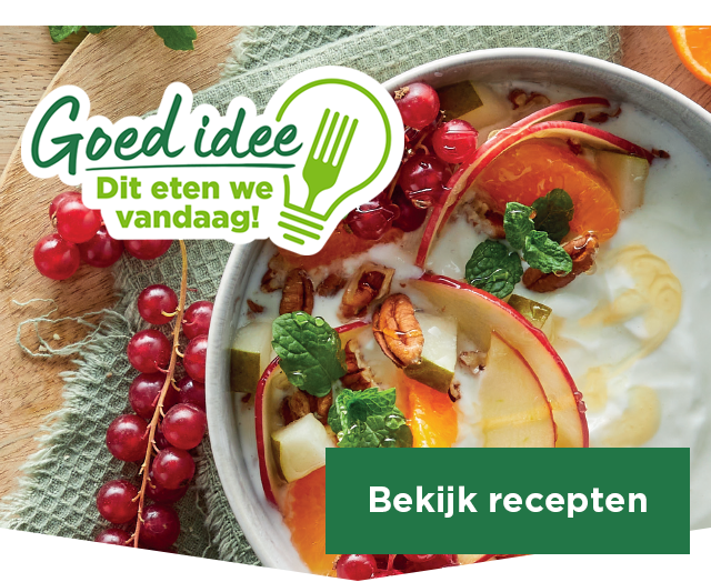 Goed idee | Dit eten we vandaag! | Bekijk recepten