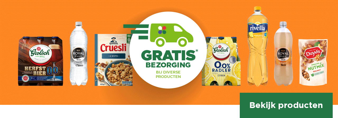 Gratis bezorging bij diverse producten | Bekijk producten