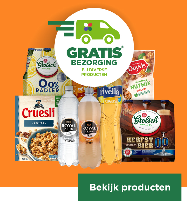 Gratis bezorging bij diverse producten | Bekijk producten