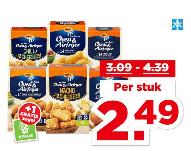 Alle Mora Oven & Airfryer snacks | Bekijk aanbieding