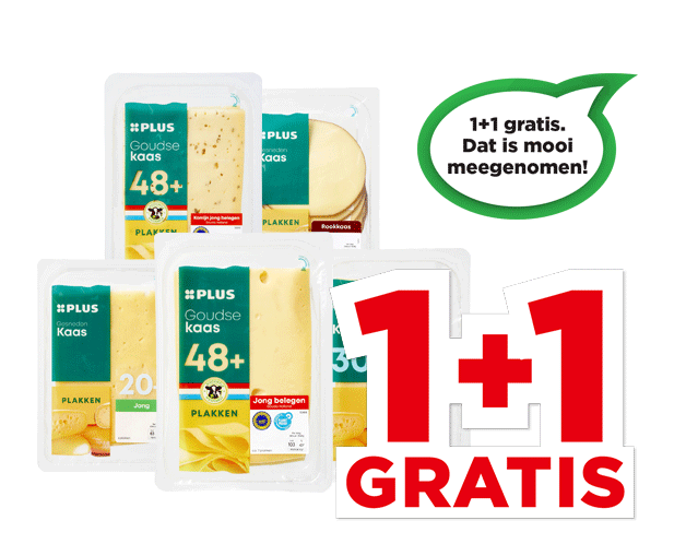 PLUS Goudse kaas plakken | Bekijk aanbieding