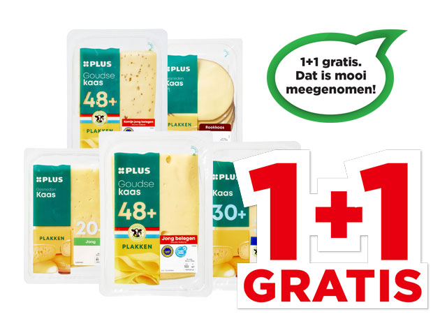 PLUS Goudse kaas plakken | Bekijk aanbieding