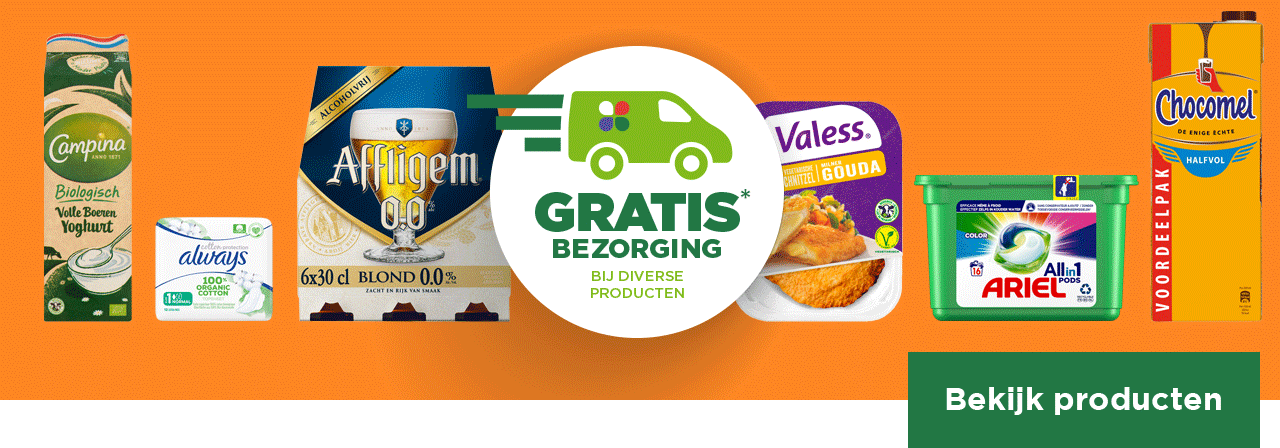 Gratis bezorging bij diverse producten | Bekijk producten