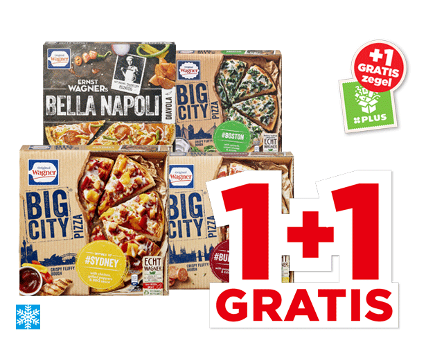 Alle Wagner Big city of bella napoli pizza’s | Bekijk aanbieding