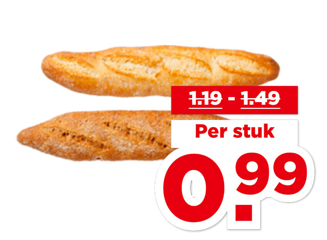 PLUS Korenlanders Stokbrood met desem bereid | Bekijk aanbieding
