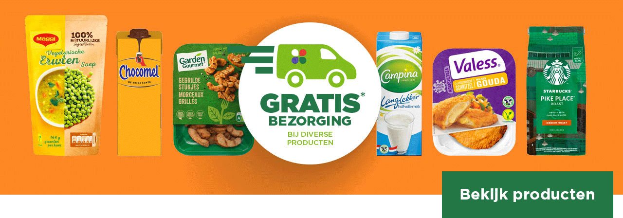 Gratis bezorging bij diverse producten | Bekijk producten