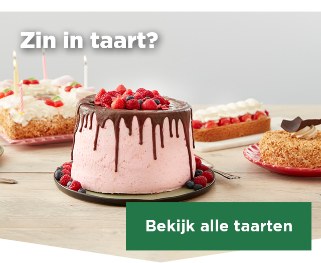 Zin in taart? | Bekijk alle taarten