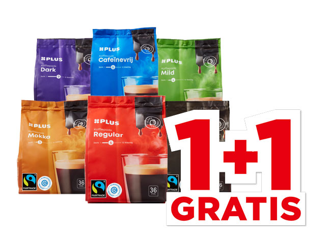 PLUS Koffiepads | Bekijk aanbieding