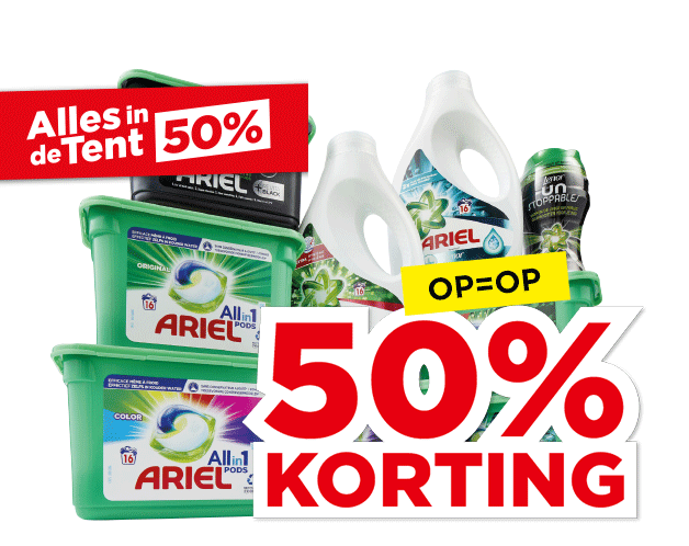 Ariel Wasmiddel of Lenor Unstoppables Ariel | Bekijk aanbieding