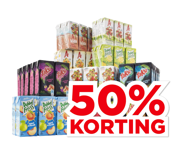 Alle Dubbelfrisss, Taksi of Appelsientje Mini-pakjes | Bekijk aanbieding