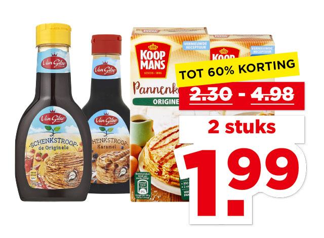 Koopmans Pannenkoekenmix| Bekijk aanbieding