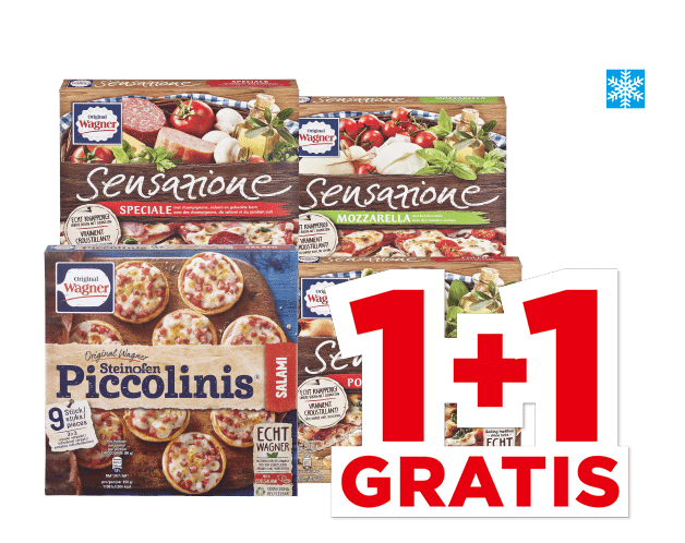 Alle Wagner Sensazione pizza’s of piccolinis | Bekijk aanbieding