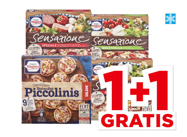 Alle Wagner Sensazione pizza’s of piccolinis | Bekijk aanbieding