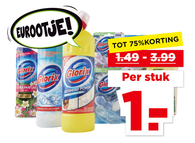 Alle Glorix | Bekijk aanbieding