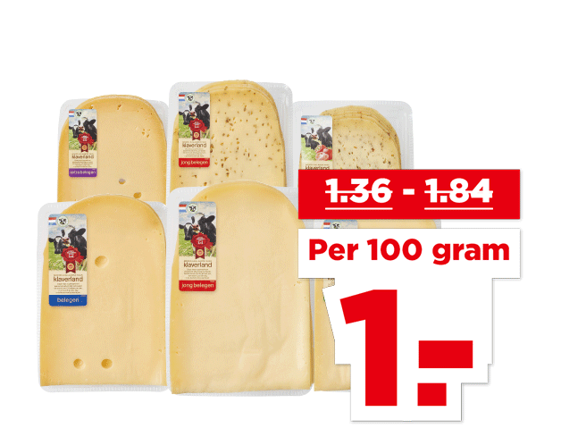 Alle PLUS Klaverland Kaas plakken 48+ | Bekijk aanbieding