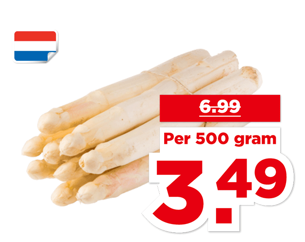 PLUS Nederlandse Asperges wit | Bekijk aanbieding