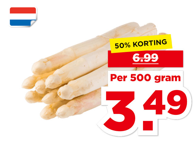 PLUS Nederlandse Asperges wit | Bekijk aanbieding