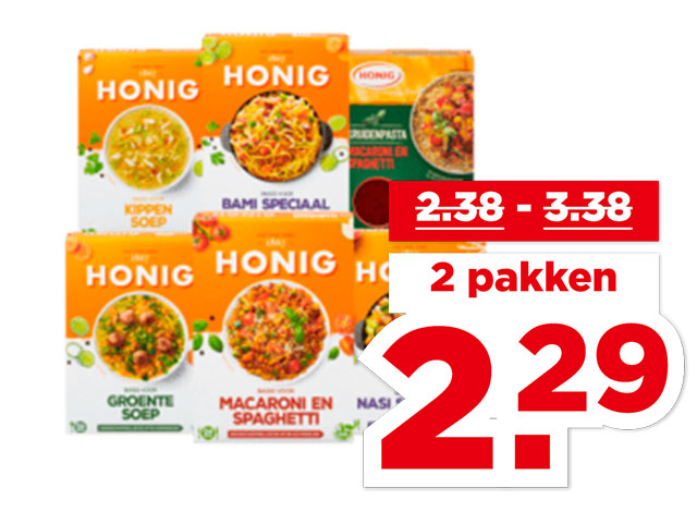 Honig Maaltijdmix, kruidenpasta of soep | Bekijk aanbieding