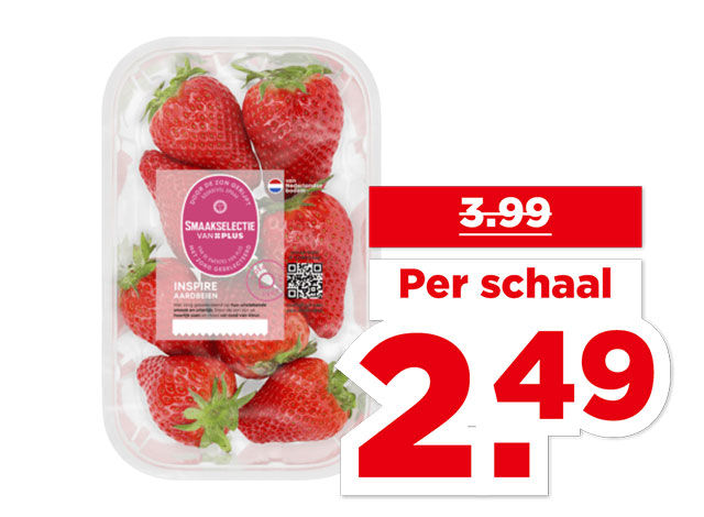 PLUS Nederlandse Smaakselectie Aardbeien inspire | Bekijk aanbieding
