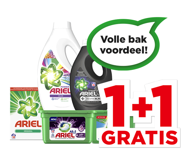 Ariel Wasmiddel | Bekijk aanbieding