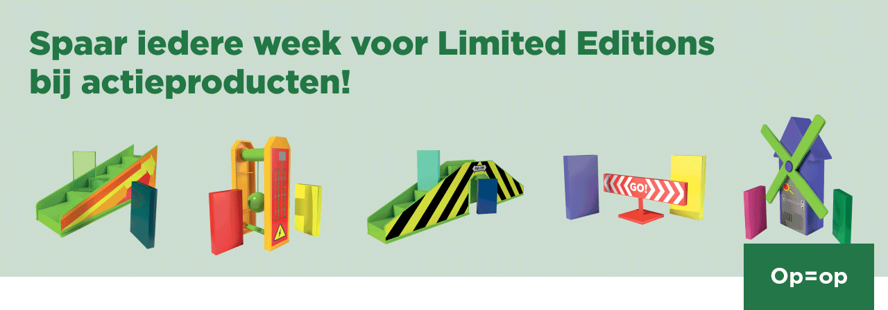 Spaar iedere week Limited Editions bij actieproducten! | Bekijk producten
