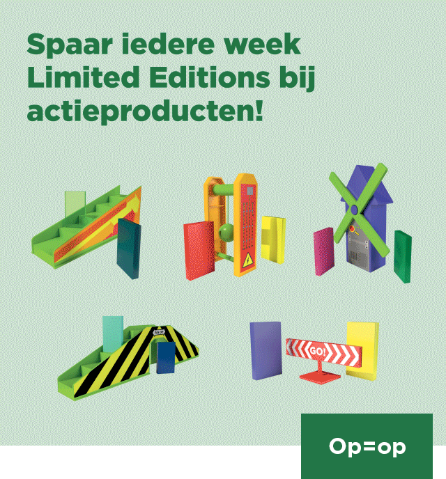 Spaar iedere week Limited Editions bij actieproducten! | Bekijk producten