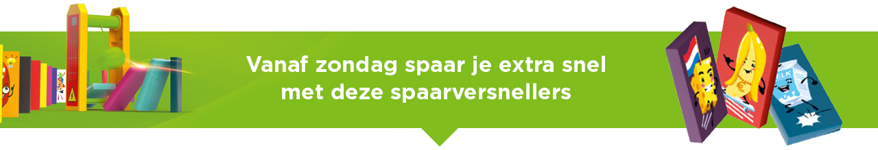 Vanaf zondag spaar je extra snel met deze spaarversnellers