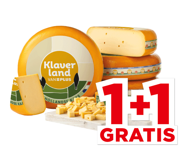 Alle PLUS Klaverland Kaas stukken 48+ | Bekijk aanbieding