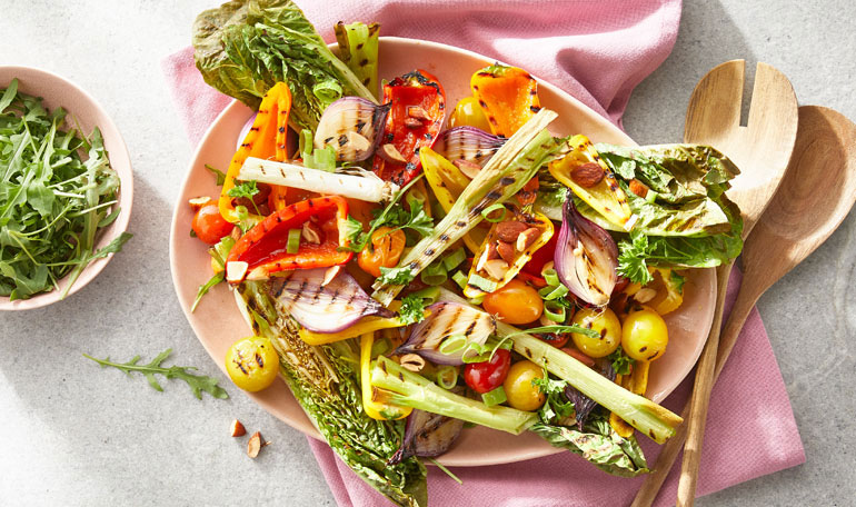Salade van gegrilde minigroenten | Ontdek recept