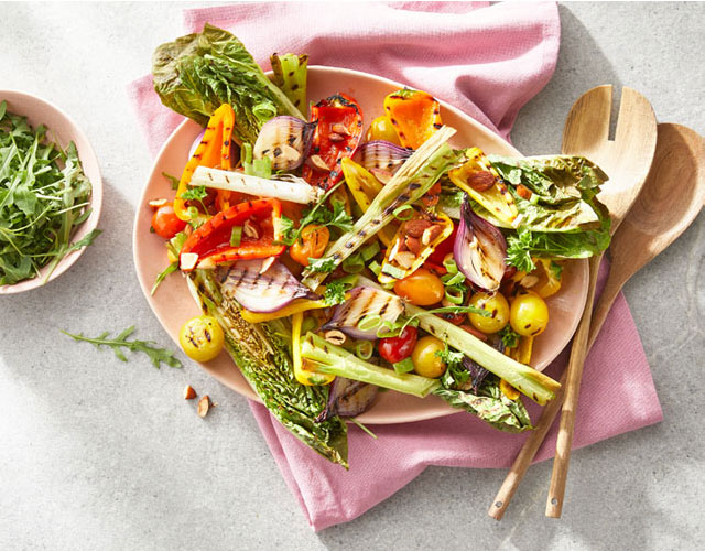 Salade van gegrilde minigroenten | Ontdek recept
