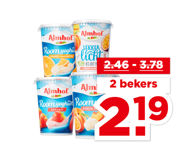 Almhof Yoghurt | Bekijk aanbieding