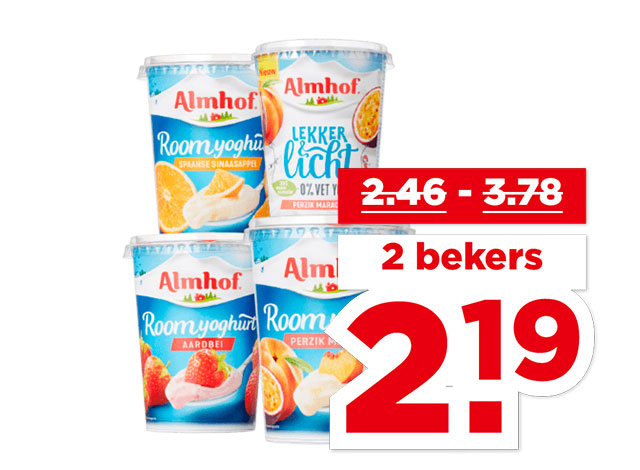 Almhof Yoghurt | Bekijk aanbieding