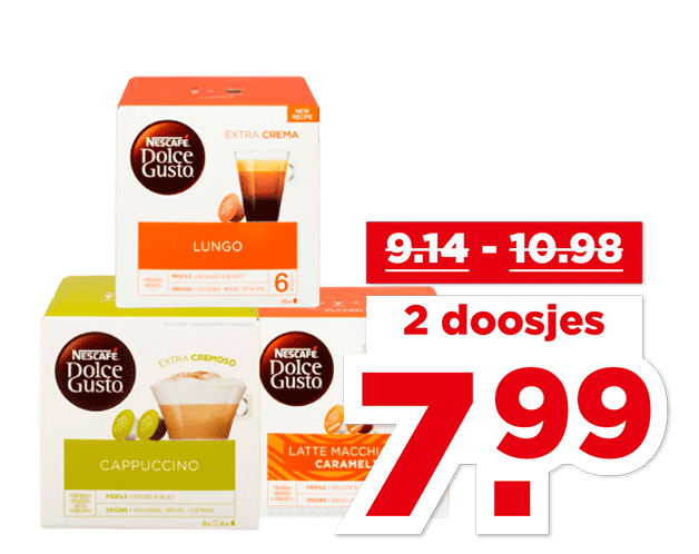 Nescafe Dolce Gusto | Bekijk aanbieding