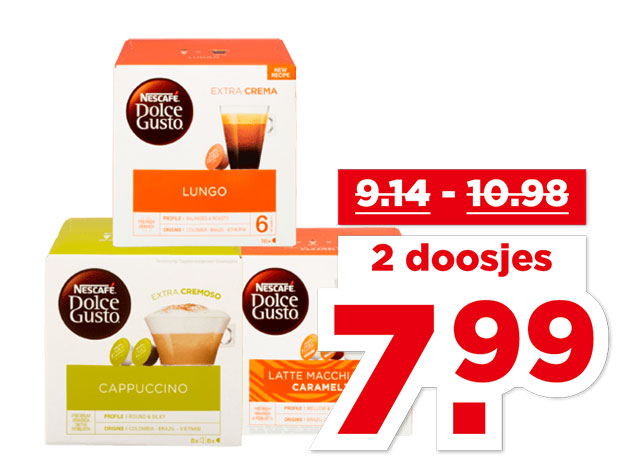 Nescafe Dolce Gusto | Bekijk aanbieding