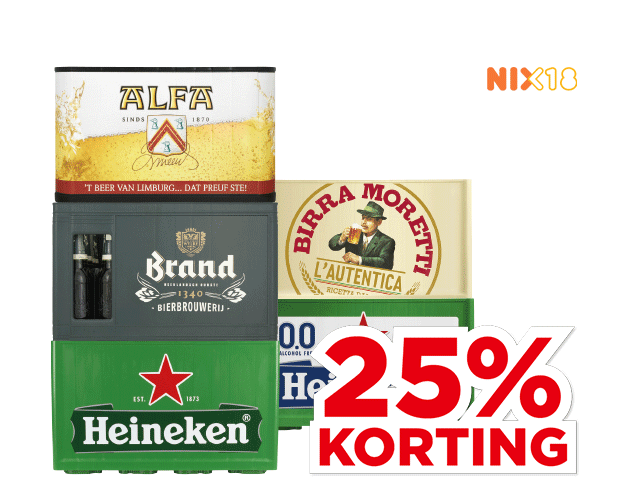 Heineken Pils of 0.0% of Birra Moretti, Alfa of Brand Pils | Bekijk aanbieding