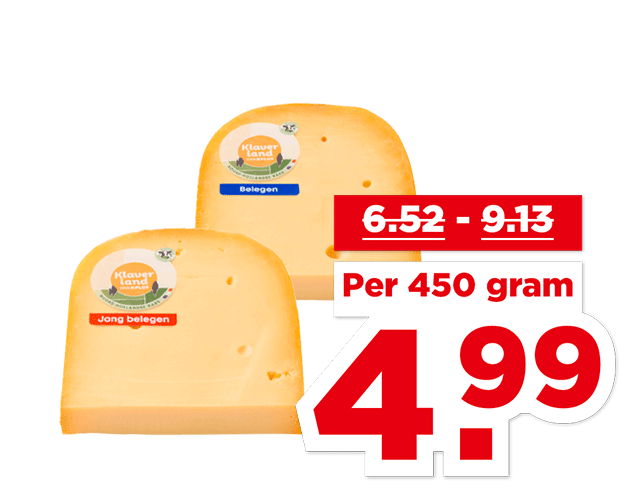 PLUS Klaverland 48+ kaas stukken | Bekijk aanbieding