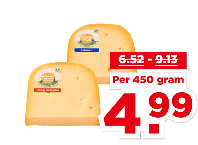 PLUS Klaverland 48+ kaas stukken | Bekijk aanbieding
