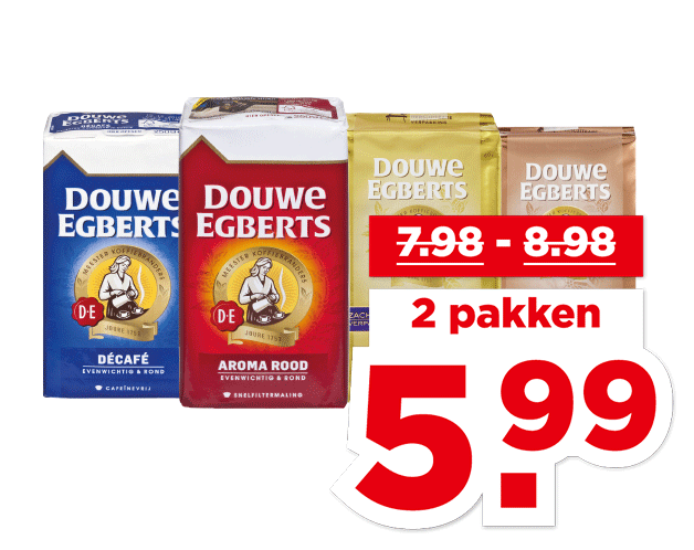 Douwe Egberts Filterkoffie | Bekijk aanbieding
