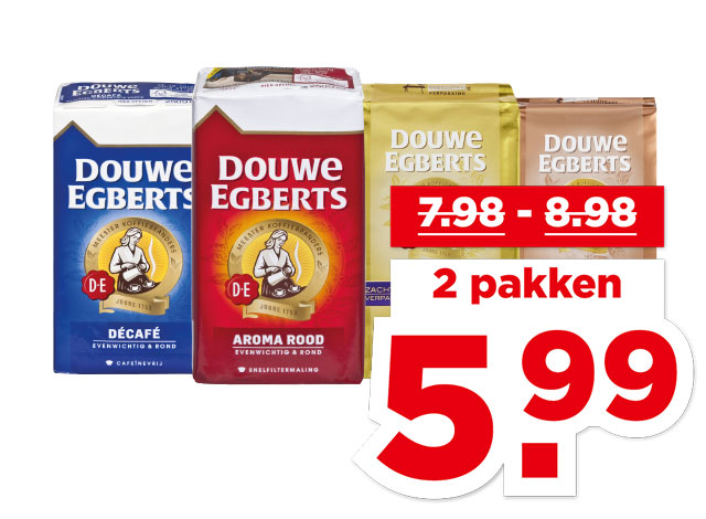 Douwe Egberts Filterkoffie | Bekijk aanbieding
