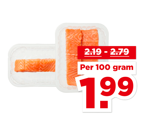 PLUS Zalmfilet op huid | Bekijk aanbieding