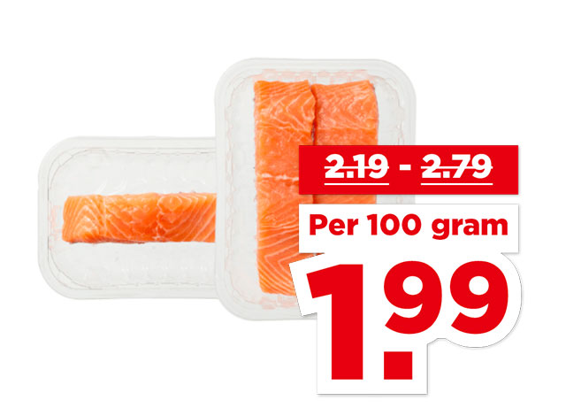 PLUS Zalmfilet op huid | Bekijk aanbieding