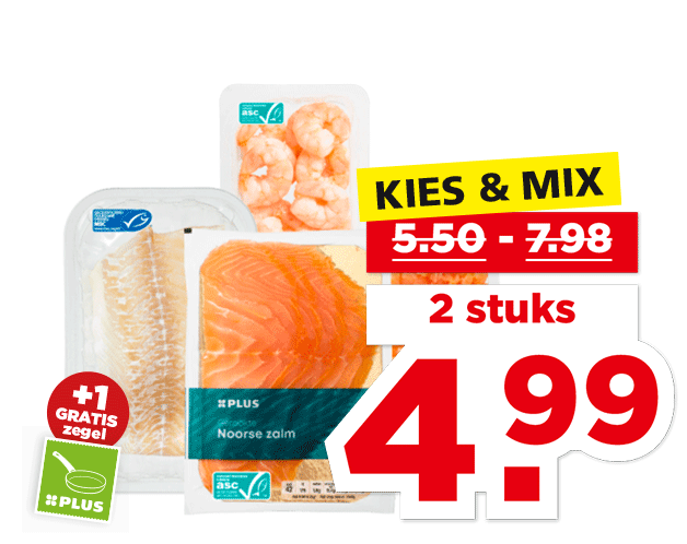 PLUS Kies & Mix Vis | Bekijk aanbieding
